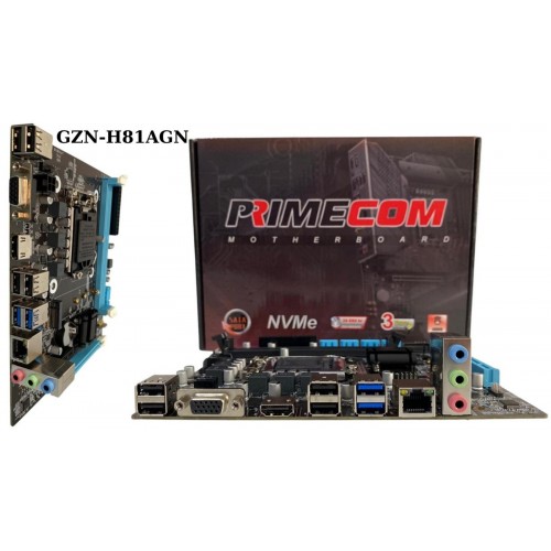 PrimeCOM GZN-H81-V1951 1150p HDMI,VGA,DVI,ATX MB Box